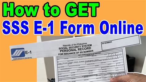 how to get sss e1 form online|How to Get Your E1 Form SSS: A Comprehensive Guide to .